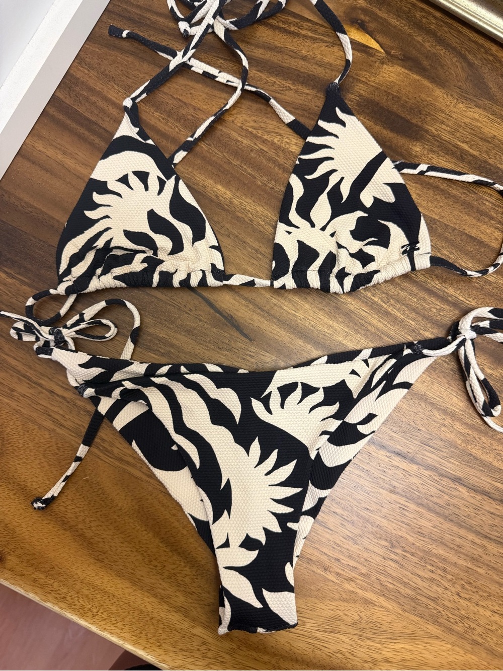 Billabong Black & White Bikini Set
